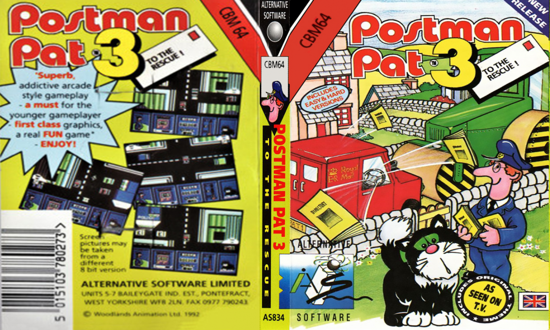 Postman Pat 3 - To the Rescue — box-texture (EU)