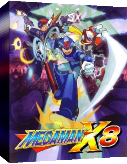 Rockman X8 — box-3D (JP)