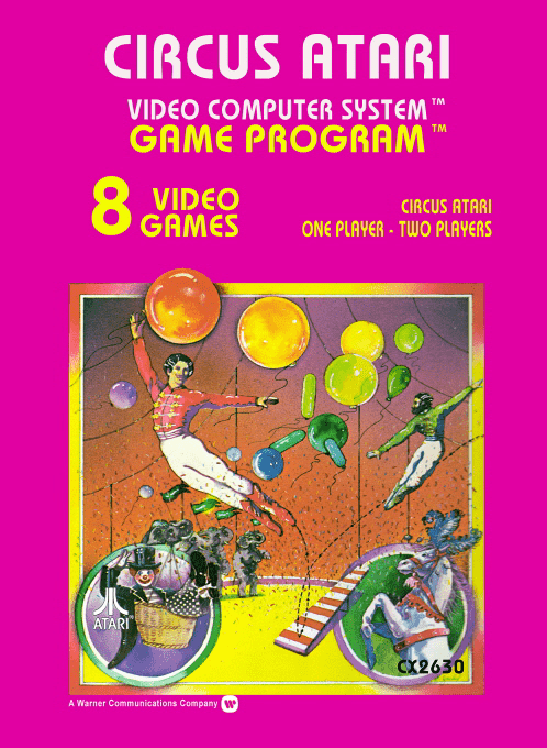 Circus Atari box art