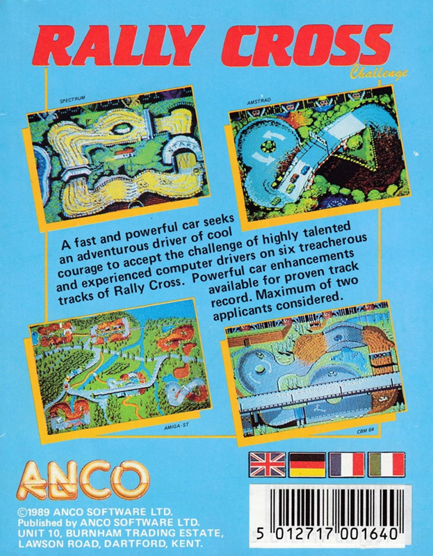 Rally Cross Challenge — box-2D-back (EU)