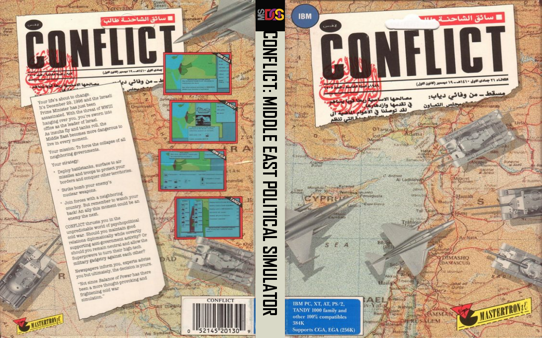 Conflict - Middle East Political Simulator — box-texture (US)