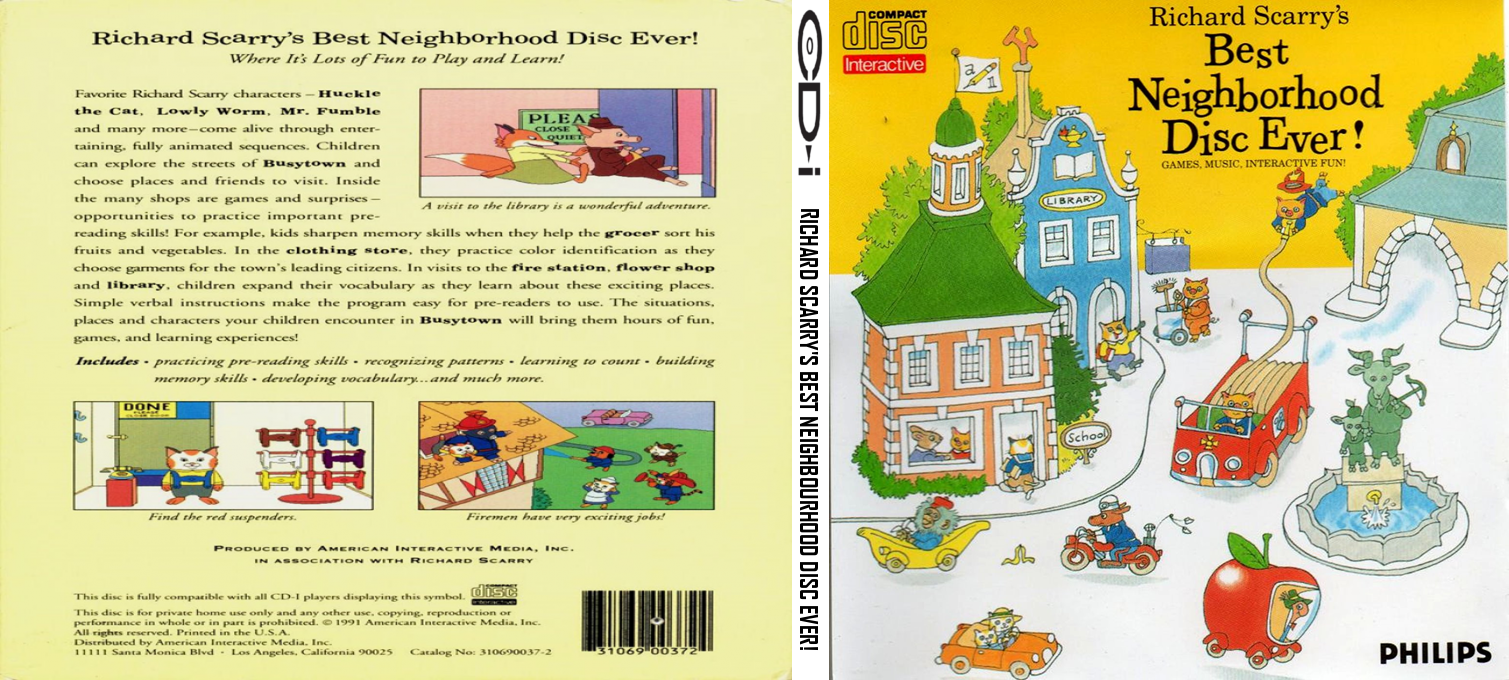 Richard Scarry's Best Neighbourhood Disc Ever! — box-texture (US)