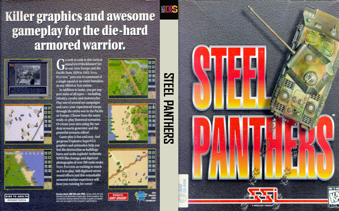 Steel Panthers — box-texture (US)