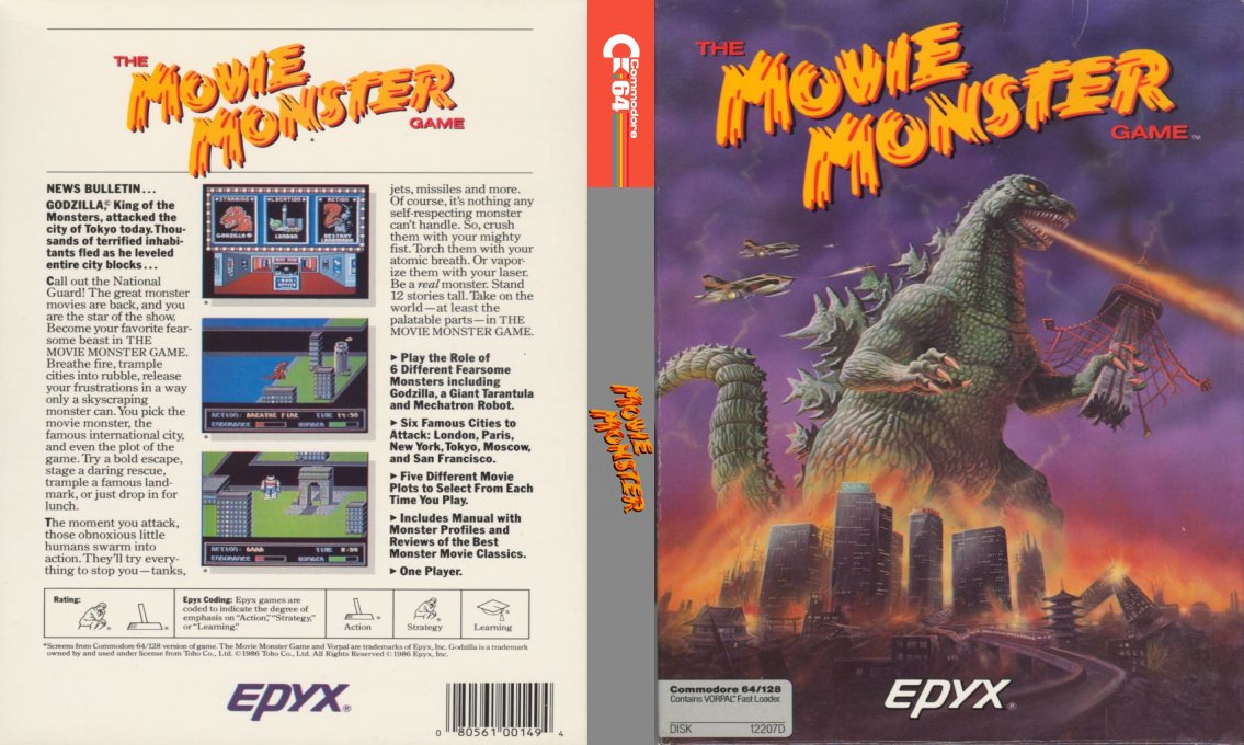 The Movie Monster Game — box-texture (US)