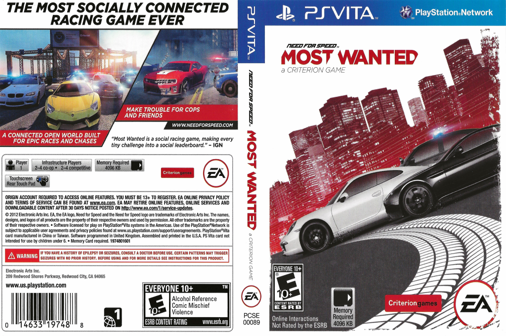 Need For Speed - Most Wanted — box-texture (US)
