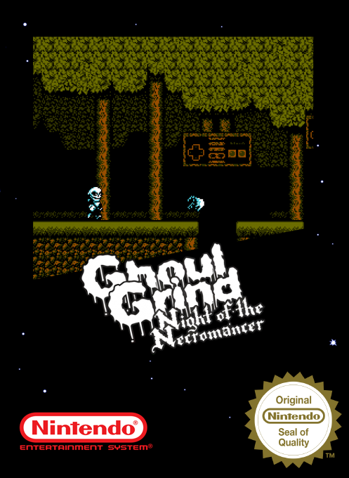Ghoul Grind - Night of the Necromancer — box-2D (SS)