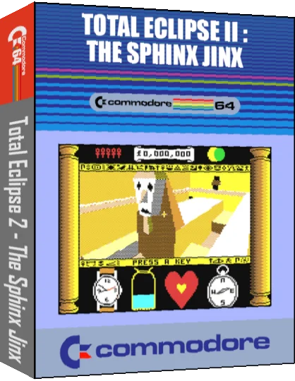 Total Eclipse II - The Sphinx Jinx — box-3D (CUS)