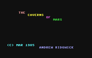 The Caverns Of Mars — sstitle (WOR)