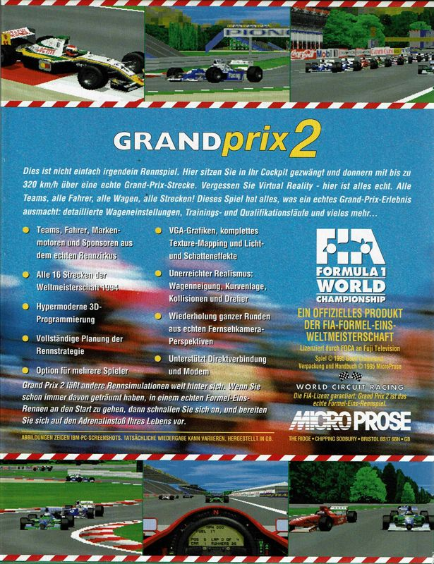 Grand Prix 2 — box-2D-back (DE)