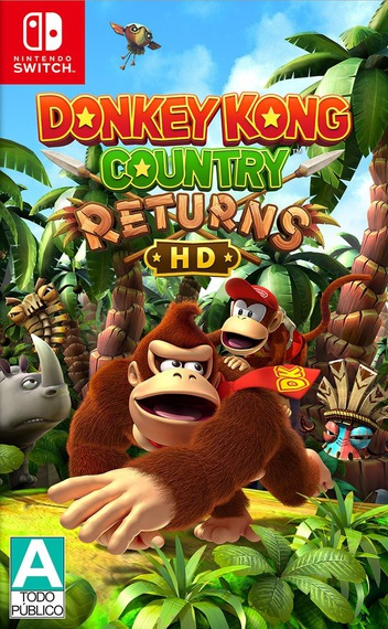 Donkey Kong Country Returns HD — box-2D (MEX)