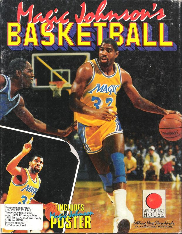 Magic Johnson's Basketball box art