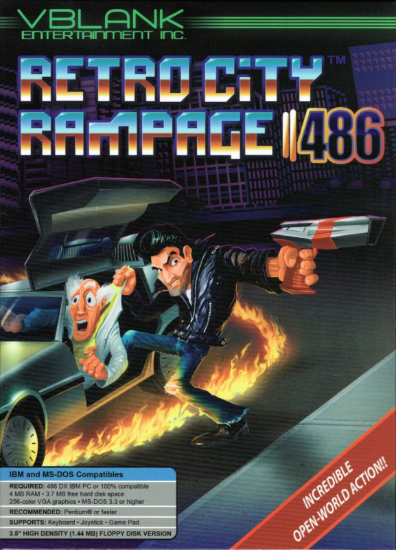 Retro City Rampage 486 box art