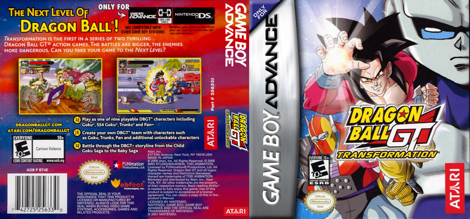Dragon Ball GT - Transformation — box-texture (US)