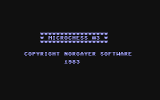 Microchess #3 — sstitle (WOR)