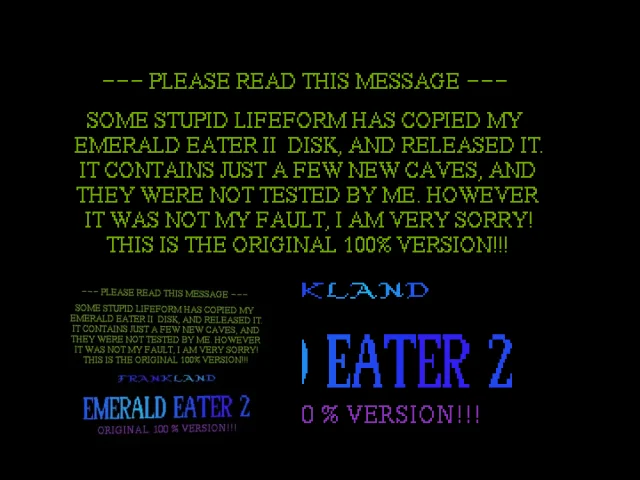 Emerald Eater 2 - Original Version — mixrbv2 (WOR)