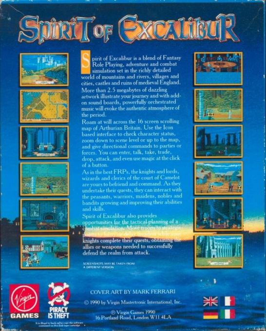 Spirit of Excalibur — box-2D-back (EU)