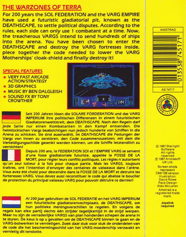 Deathscape — box-2D-back (EU)
