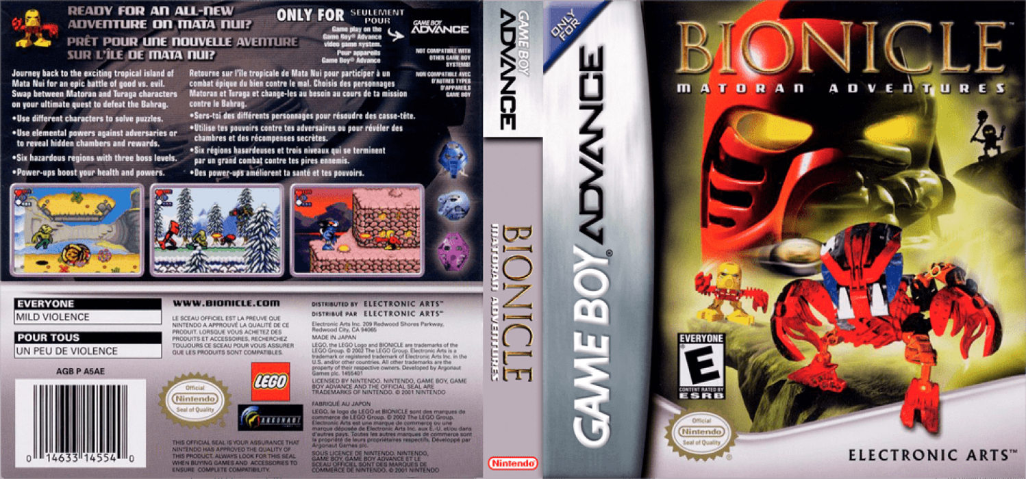 Bionicle - Matoran Adventures — box-texture (US)