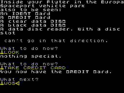 Escape into Space — ss (WOR)