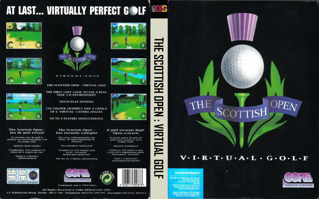 Scottish Open, The - Virtual Golf — box-texture (EU)