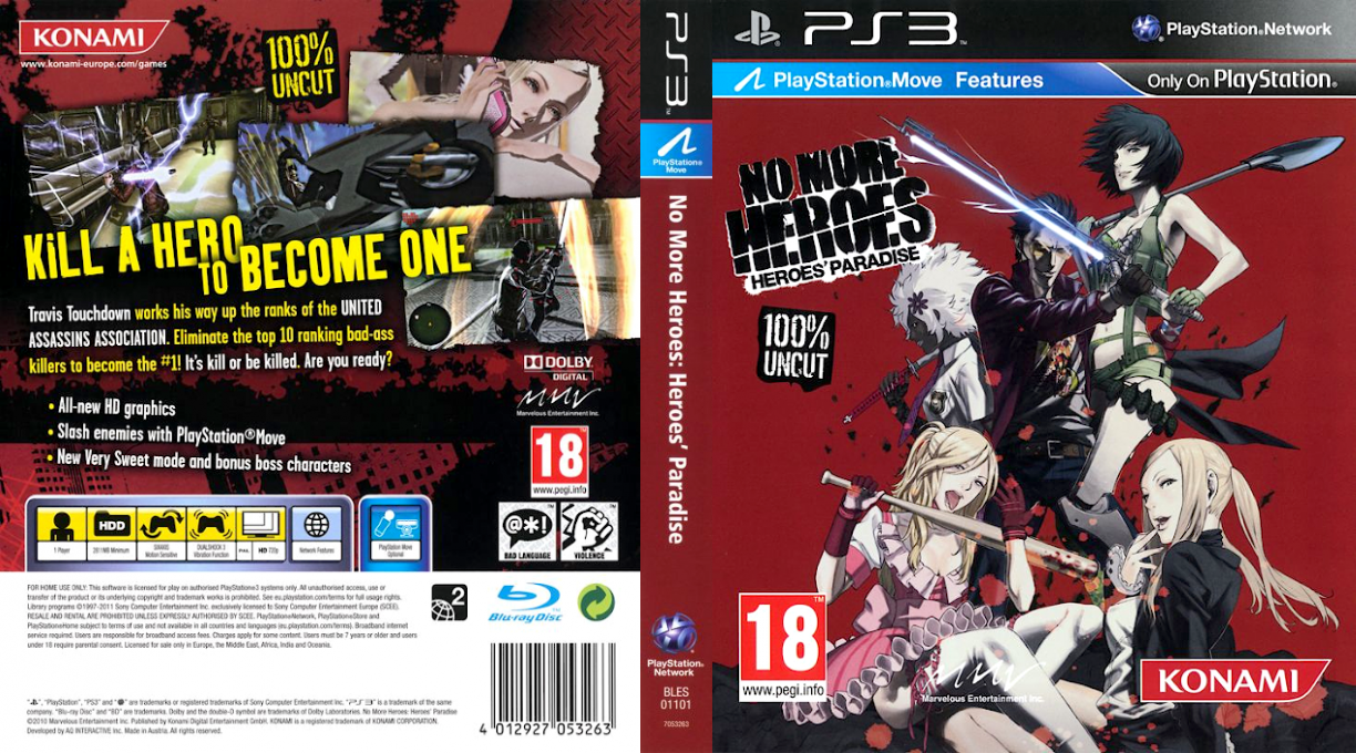 No More Heroes - Eiyuutachi no Rakuen — box-texture (EU)