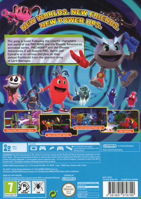 Pac-World 2 — box-2D-back (EU)