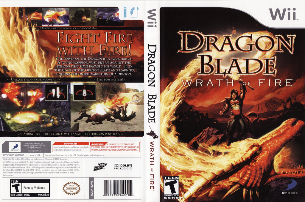 Dragon Blade - Wrath of Fire — box-texture (US)