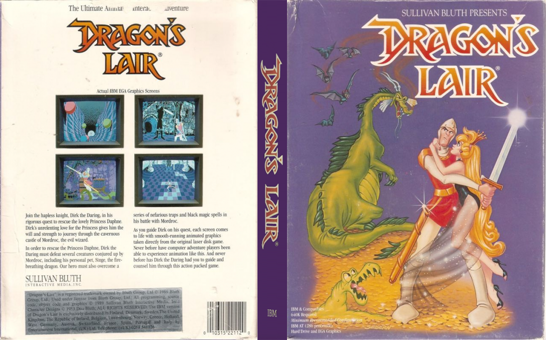 Dragon's Lair — box-texture (EU)