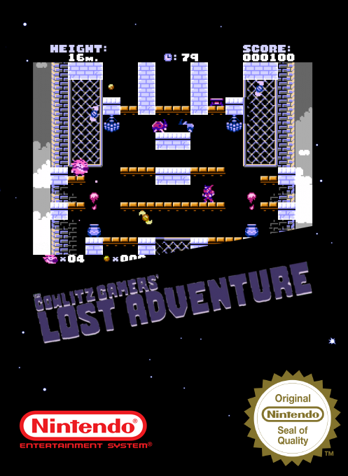 Cowlitz Gamers' Lost Adventure, The box art