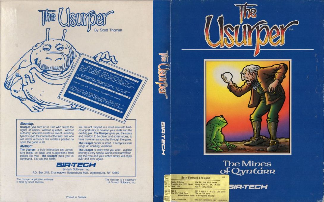 Usurper - The Mines Of Qyntarr, The — box-texture (US)