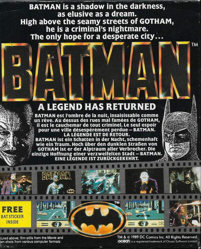 Batman - The Movie — box-2D-back (EU)