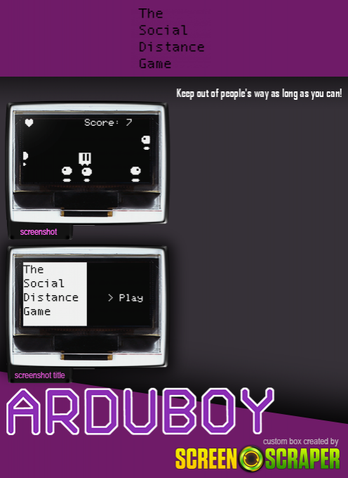The Social Distance Game — box-2D-back (SS)