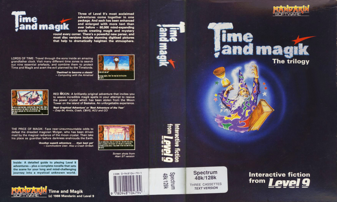 Time and Magik - The Trilogy — box-texture (EU)