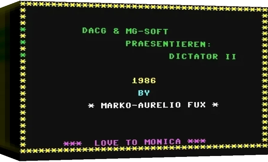 Dictator II — box-3D (WOR)