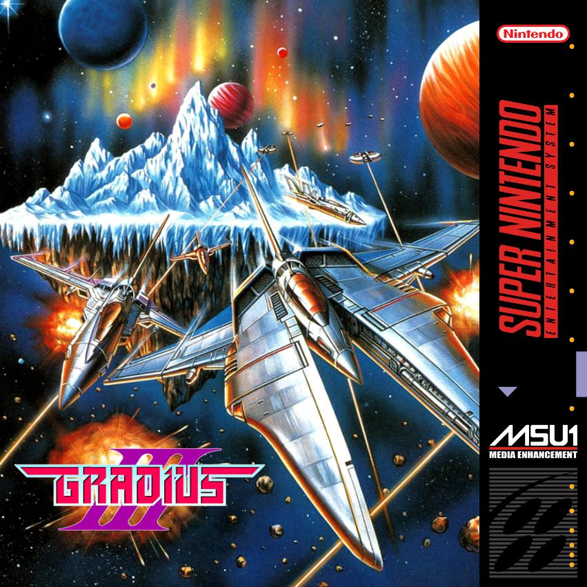 Gradius III box art