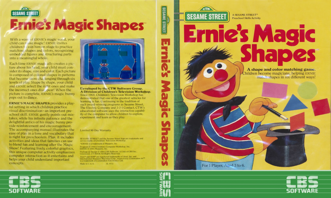 Ernie's Magic Shapes — box-texture (US)
