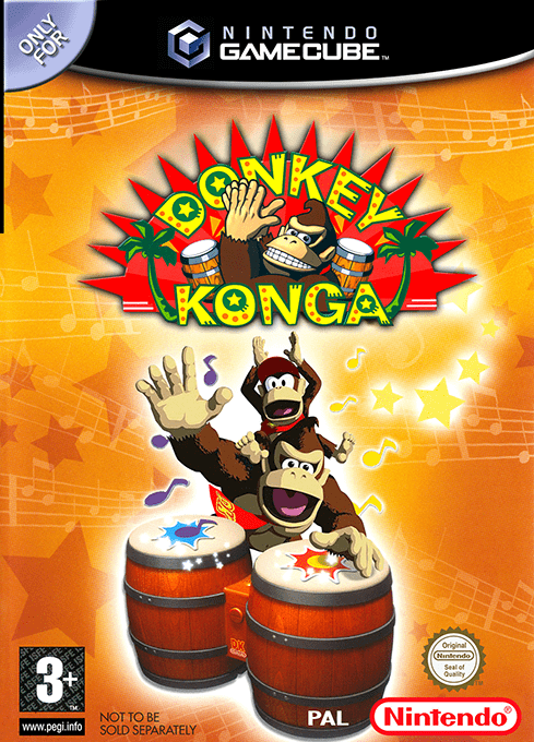 Donkey Konga — box-2D (EU)