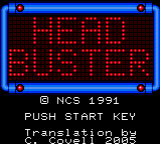Head Buster — sstitle (JP)