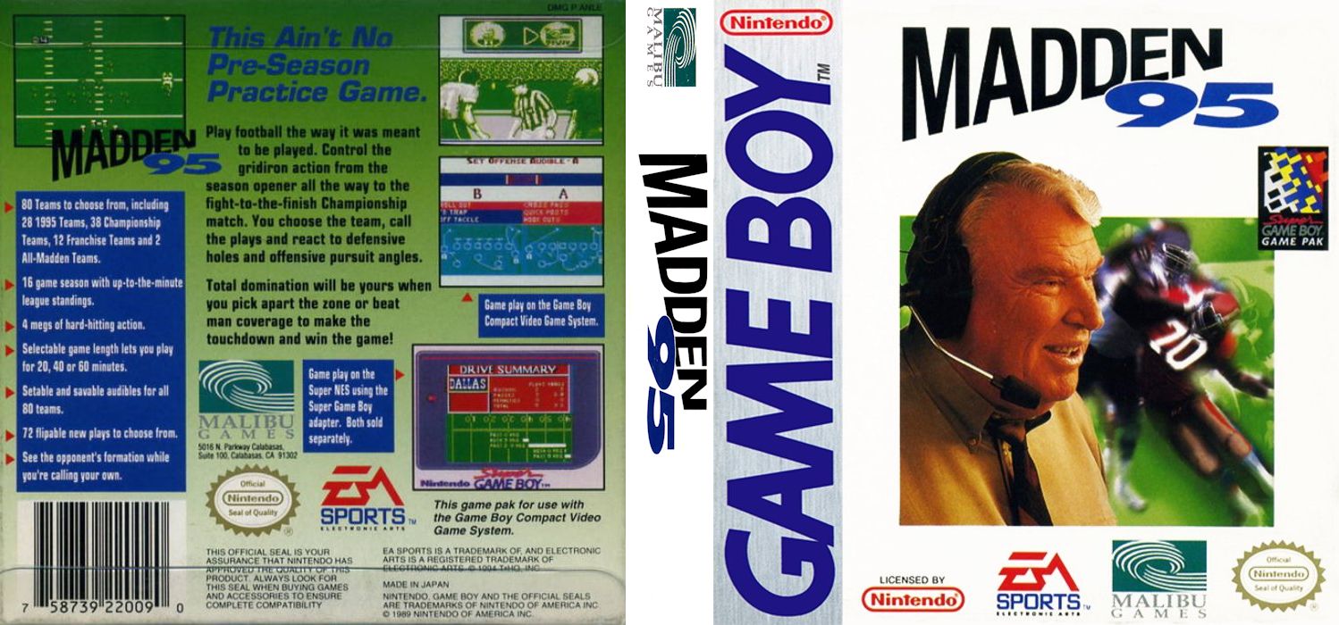 Madden '95 — box-texture (US)