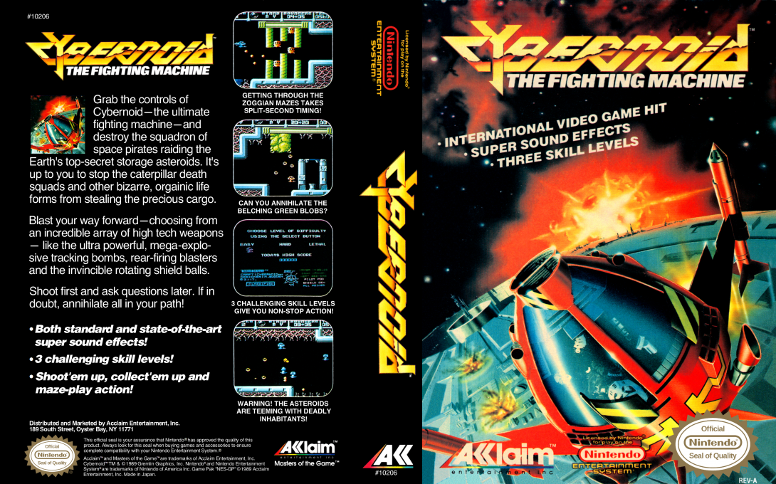 Cybernoid - The Fighting Machine — box-texture (US)