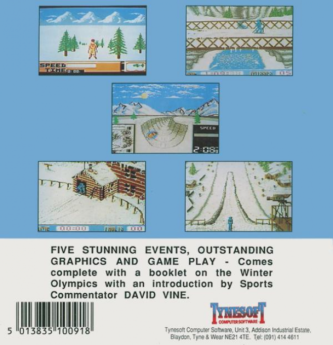Winter Olympiad 88 — box-2D-back (EU)
