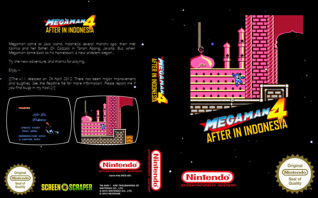 MegaMan IV : After In Indonesia — box-texture (SS)