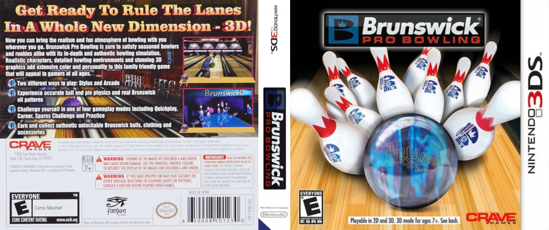 Brunswick Pro Bowling — box-texture (US)