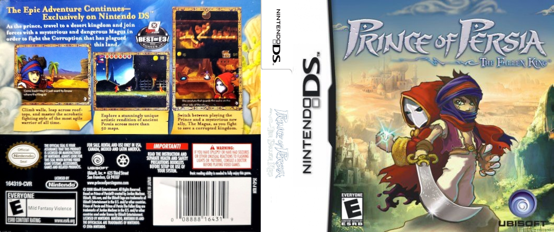 Prince Of Persia - The Fallen King — box-texture (US)
