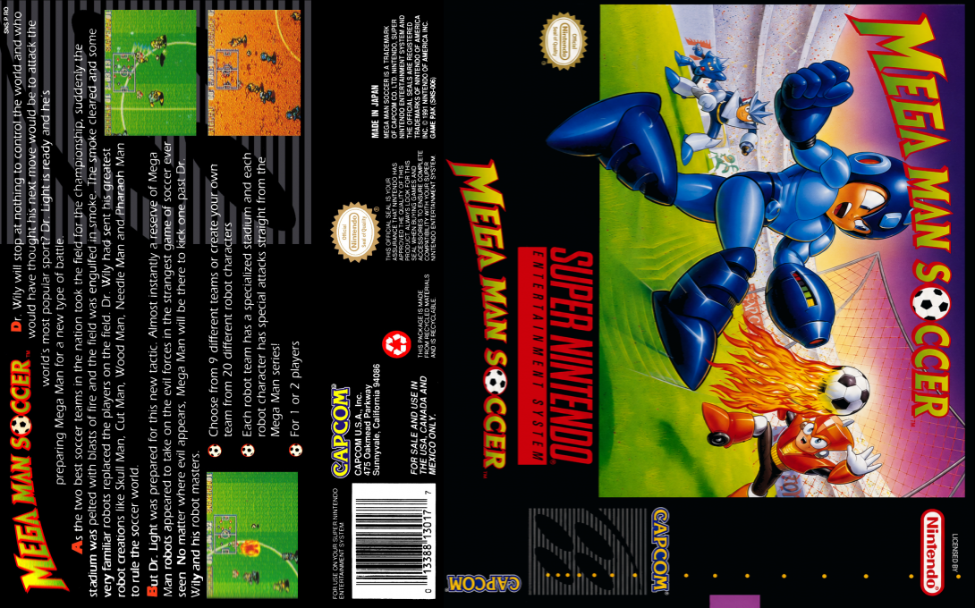Mega Man Soccer — box-texture (US)