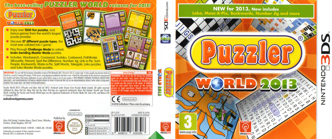 Puzzler World 2013 — box-texture (EU)