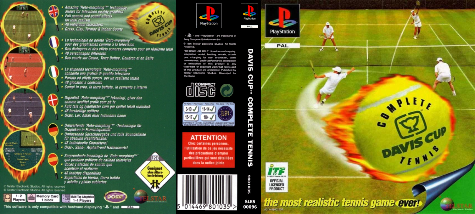 Davis Cup Complete Tennis — box-texture (EU)