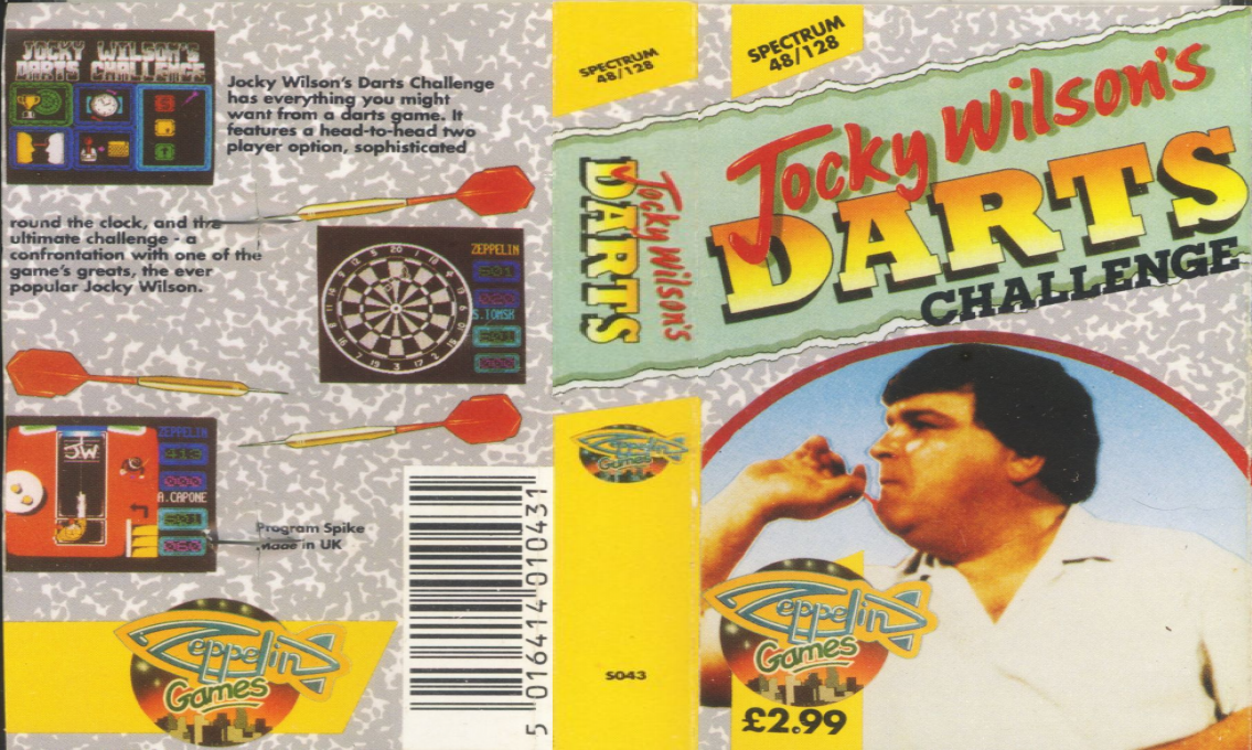 Jocky Wilson's Darts Challenge — box-texture (EU)