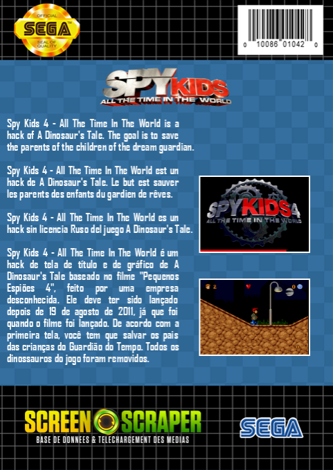 Spy Kids 4 - All The Time In The World — box-2D-back (SS)