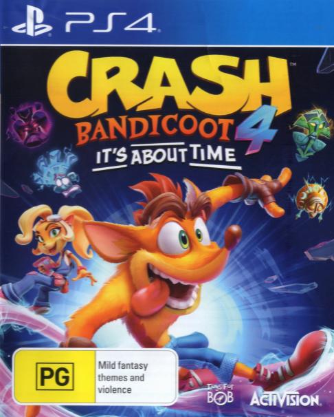 Crash Bandicoot 4 - It's About Time box art